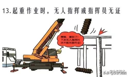 最新安全生產百錯圖及漫畫！（收藏學習）