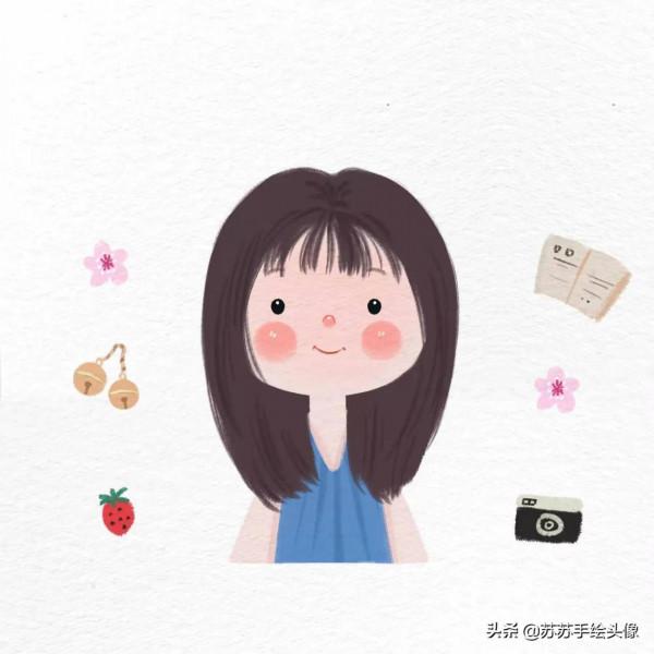 換個頭像吧，卡通動漫女生頭像，呆萌可愛 簡單有趣