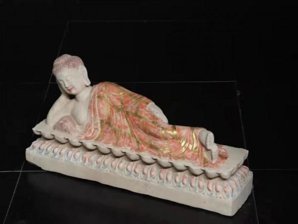 睡佛 漢白玉