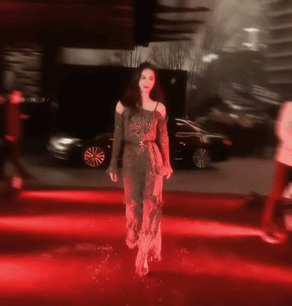 劉詩詩稱之為天神下凡，行走教科書