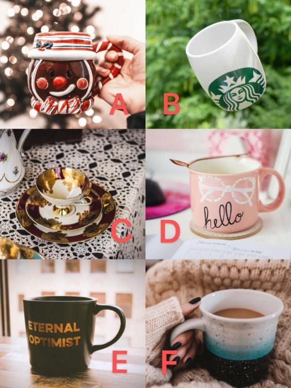 第一眼選擇哪個杯子，你就是什麼性格