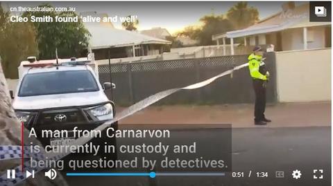 西澳4歲女童離奇失蹤18天后被找到 一男子被拘留 西澳4歲女童離奇失蹤18天后被找到 一男子被拘留