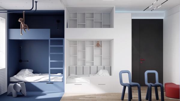 兒童房改造全過程:1間房定製2張高低床,有了三胎業主也不用換房 兒童房改造全過程:1間房定製2張高低床,有了三胎業主也不用換房