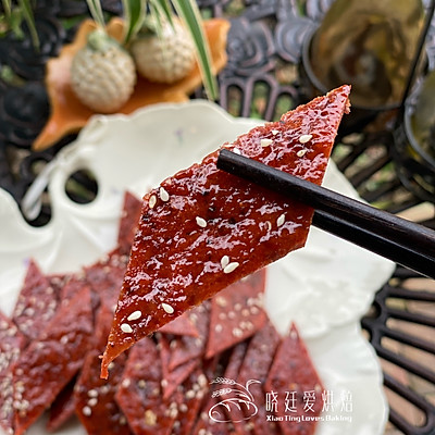 蜜汁黑胡椒豬肉脯下飯界大哥大！看一眼就被饞哭