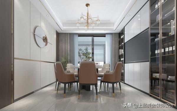 江蘇夫婦將兩套房打通，以現代時尚為格調，卻裝出大豪宅的視覺感