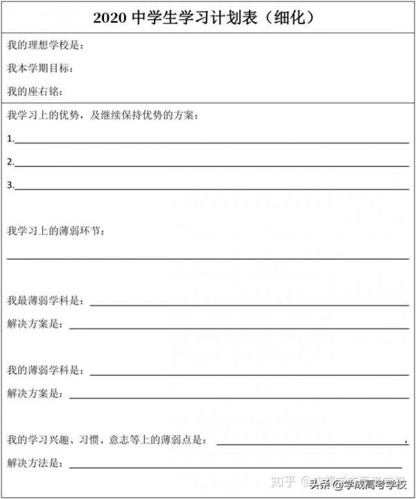 這份學習規劃表+每日計劃,被超過1000位學霸收藏 這份學習規劃表+每日計劃,被超過1000位學霸收藏