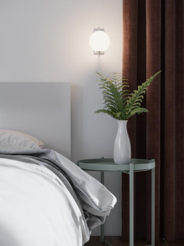 極簡主義，白色主調使得整體更加舒適、簡單、整潔