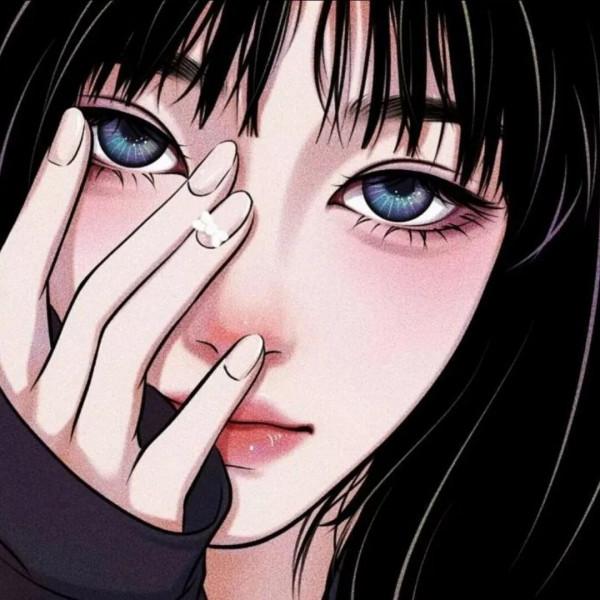 溫柔ins個性動漫女頭像