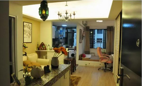 打拼4年買的32㎡小戶型，裝修花5萬，客餐廚一體、乾溼分離…曬曬