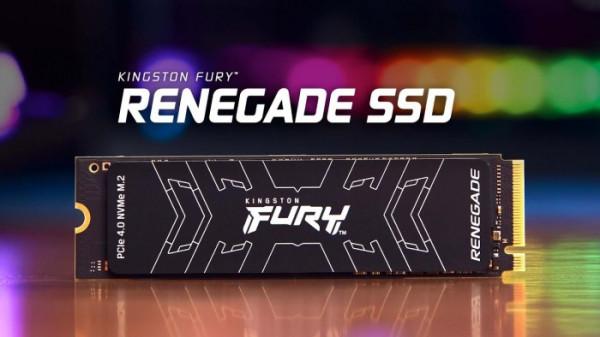 金士頓推出Fury Renegade系列高效能PCIe 4.0 NVMe SSD 金士頓推出Fury Renegade系列高效能PCIe 4.0 NVMe SSD