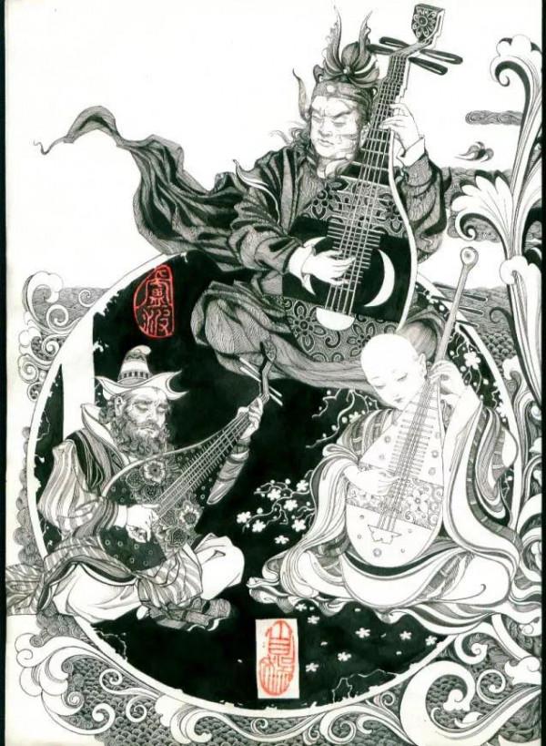 著名插畫師盧波作品欣賞