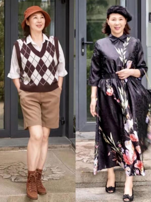 這個秋季火了一種單品，叫“七分袖上衣”，50、60歲穿優雅又大方