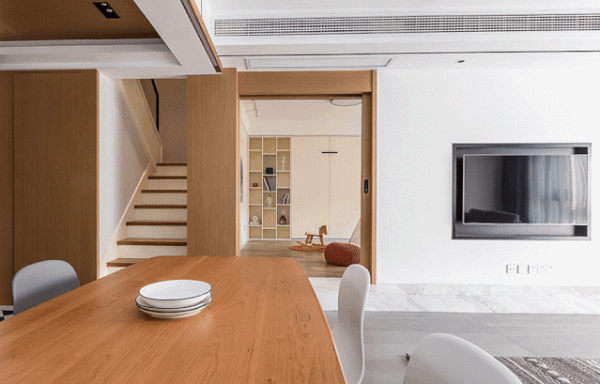 醫生真會玩！130㎡現代複式樓，功能多達9種的書房，不想出門了