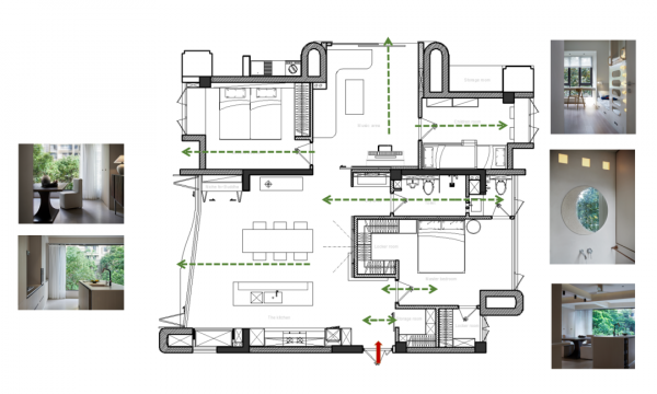 客廳有7m橫窗，女主人建議不裝窗戶全家人都同意了