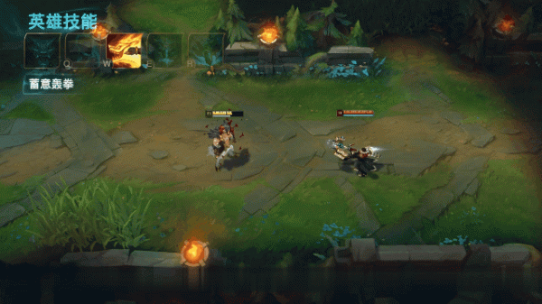 LOL手遊新英雄腕豪技能介紹：拳打諾手鱷魚，腳踩上單四姐妹