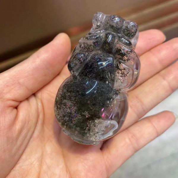 綠幽靈招財貔貅 綠幽靈招財貔貅