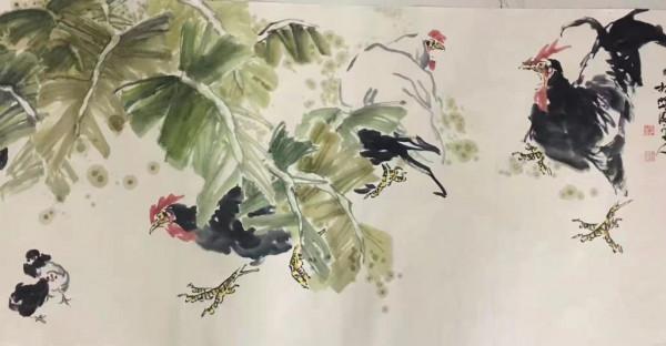 中國著名畫家李仲畫作欣賞