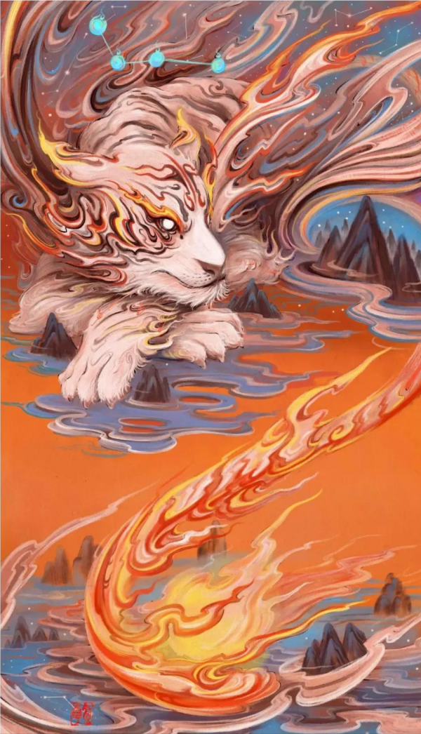 超仙的二十八星宿古風插畫｜看完所有作品我只想大聲說：太讚了