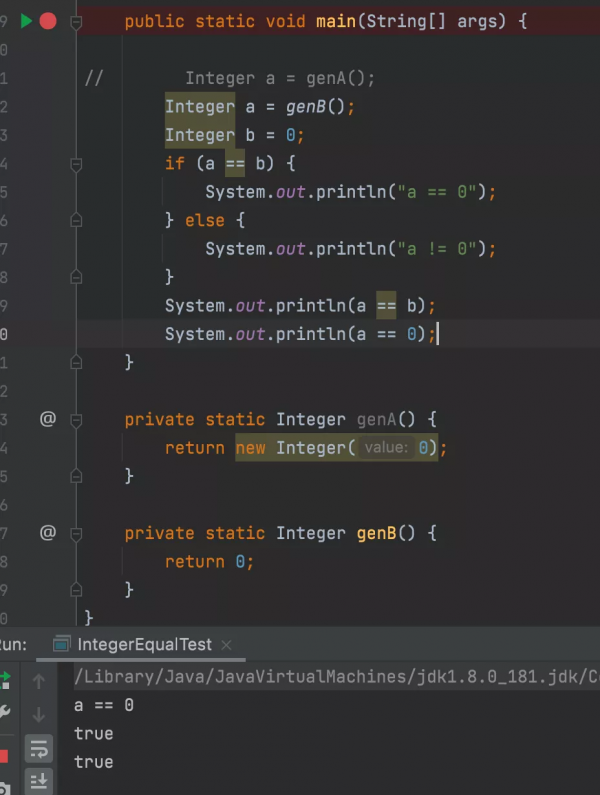 為什麼說兩個 Integer 數值之間不建議使用“==”進行比較