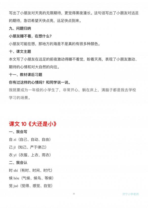 一年級上冊語文每課知識點梳理,整理的非常全,值得收藏 一年級上冊語文每課知識點梳理,整理的非常全,值得收藏