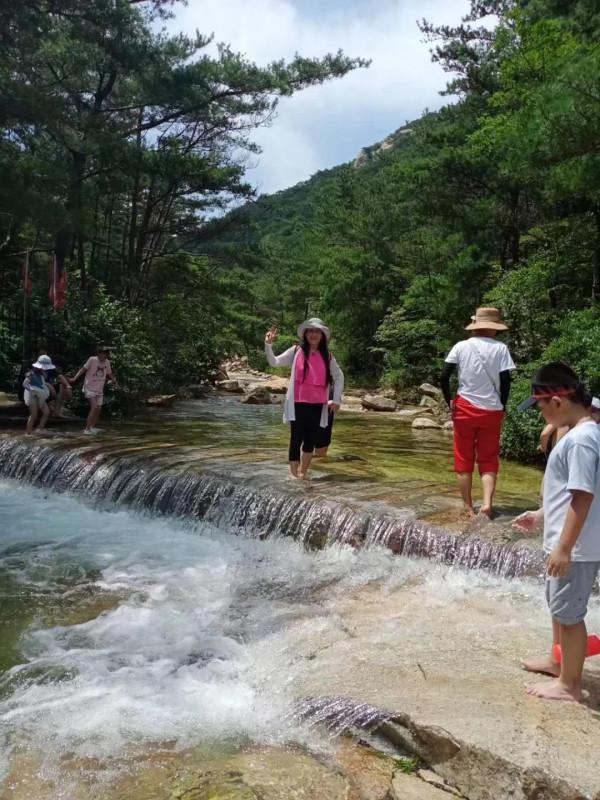 網紅打卡地“江北九寨溝”昆嵛山無染寺景區