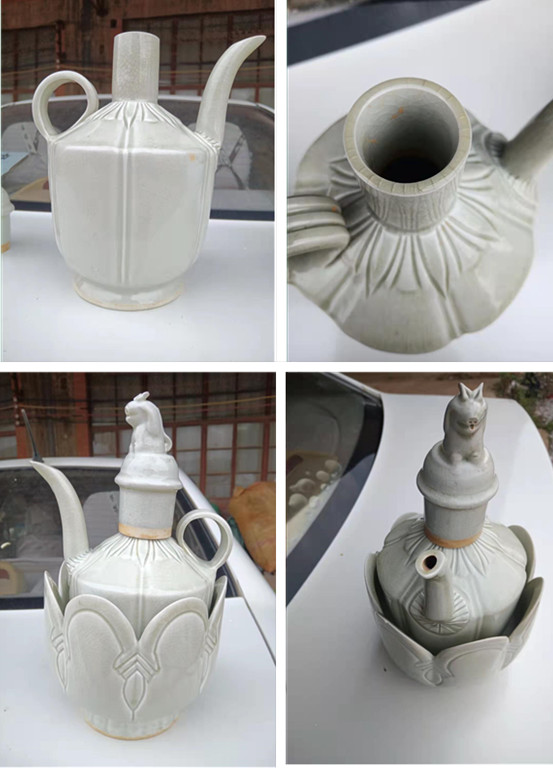 精品推薦—定窯執壺，青花龍鳳盤