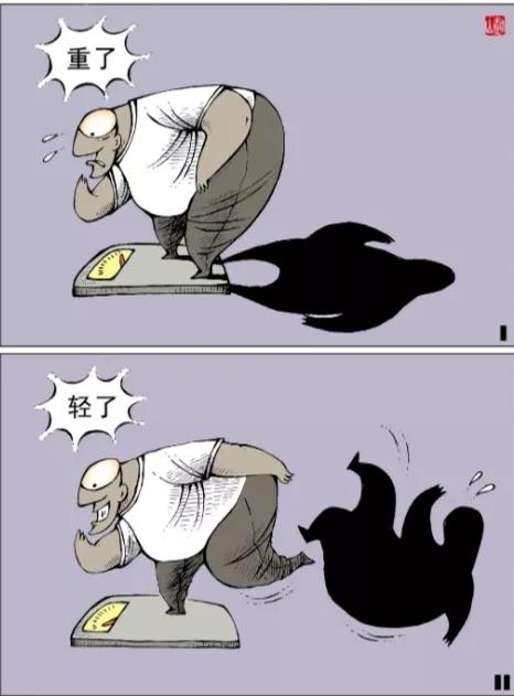 楊樹山漫畫《體重秤》6副