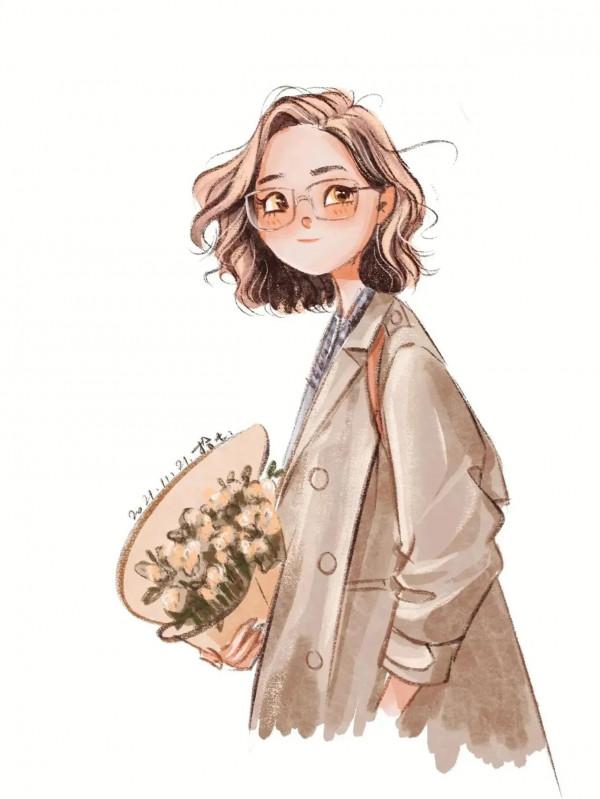 分享好看的穿搭插畫