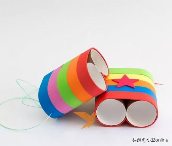 兩張紙&OpenCurlyDoubleQuote;捲一捲&rdquo;就能做望遠鏡，給孩子一個能玩到根本停不下來&hellip;