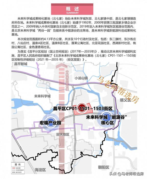 追規劃 &vert;&vert; 未來科學城成果轉化基地（北七家）街區規劃