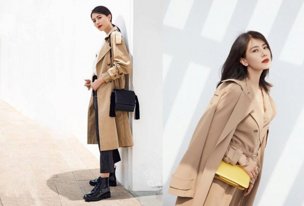 高圓圓私服穿搭挺接地氣的，穿工裝風低調卻掩蓋不了氣場，真帥氣