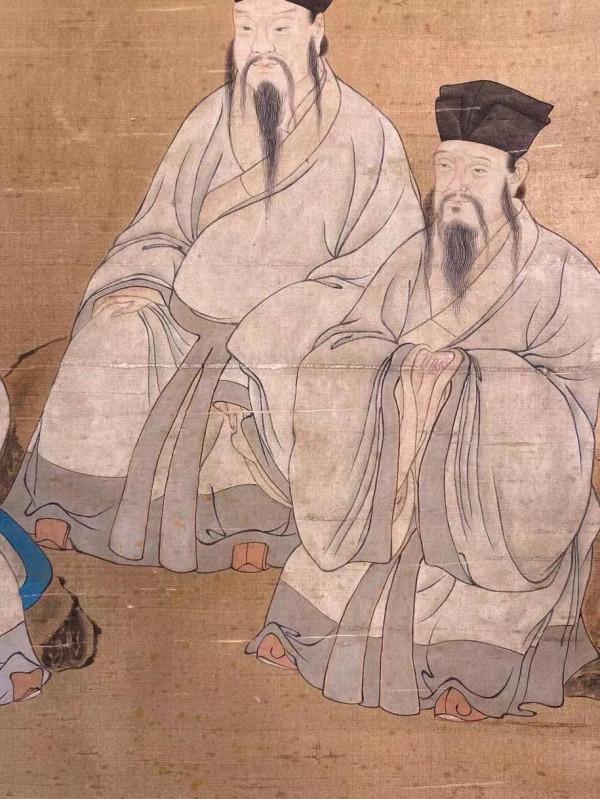 看看唐寅的絹畫