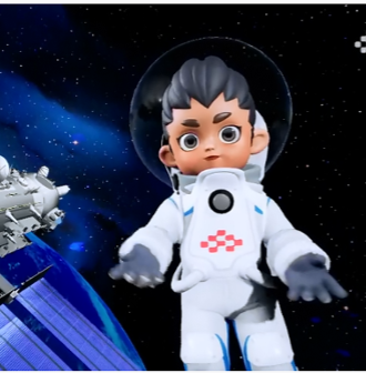 “你”在太空看地球，我在總檯守望“你”