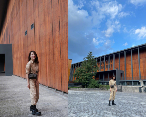 高圓圓私服穿搭挺接地氣的，穿工裝風低調卻掩蓋不了氣場，真帥氣