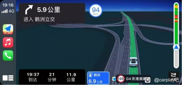 CarPlay高德地圖車道級導航，你體驗了嗎？