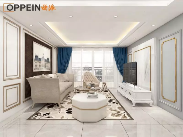 108㎡優雅簡歐風，裝完直甩鄰居家幾條街