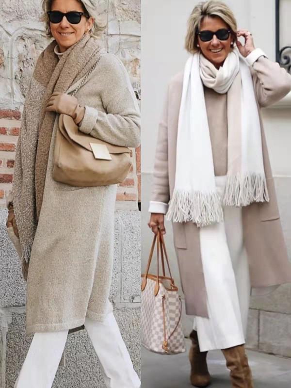 女人過了60歲，冬季會打扮不顯老，掌握這四點時尚優雅又顯氣質