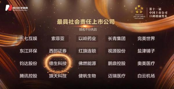 喜報！德生科技斬獲兩大獎項