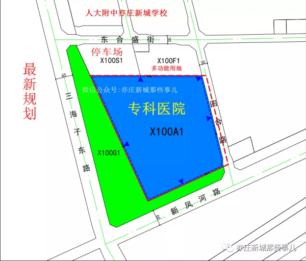 規劃公示！北京兒童醫院新院區敲定亦莊河西？