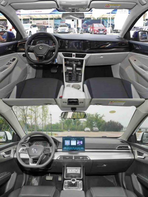 寶來·純電對比秦EV，外觀更加大氣，配置和動力都略勝一籌