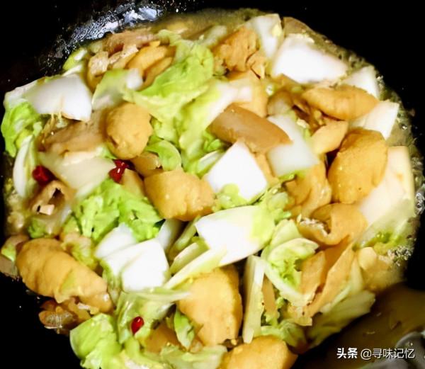 大白菜燒油豆腐