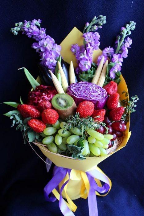 郭晶晶送給霍啟剛一束蔬菜花 這是咋情況？快來康康蔬菜花語