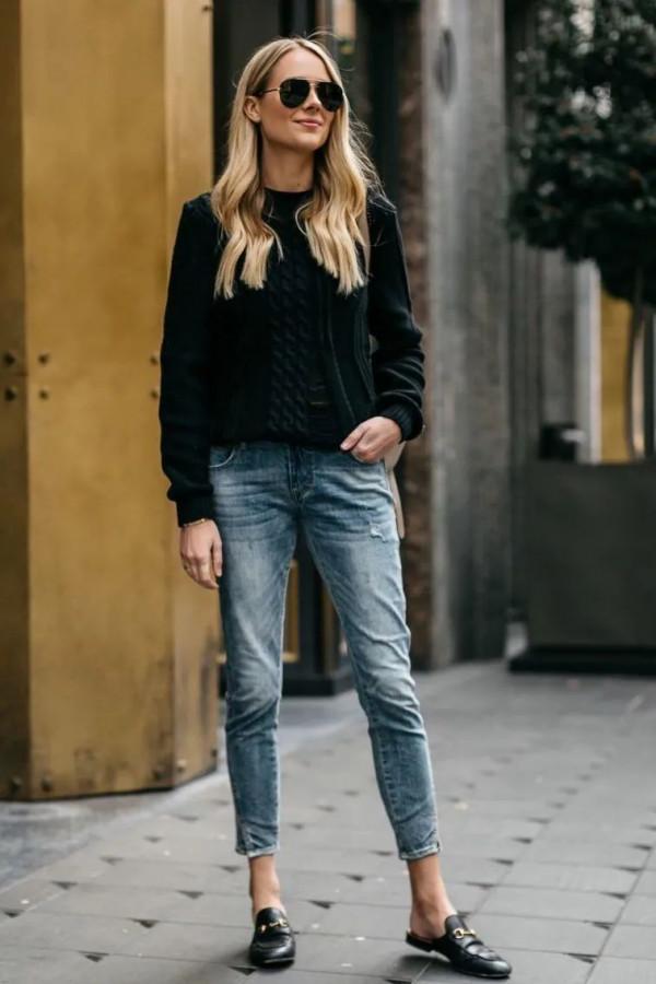 九分褲+平底鞋，才是早秋最潮搭配