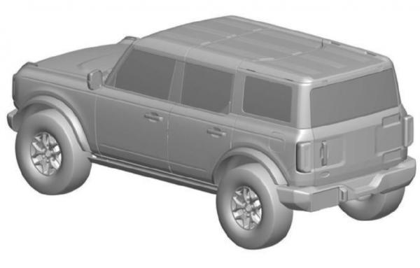 烈馬終於來了!福特Bronco專利圖曝光,這顏值很抗打 烈馬終於來了!福特Bronco專利圖曝光,這顏值很抗打