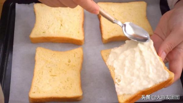 奶醬三明治，學會這個食譜，再也不去買了，用料紮實