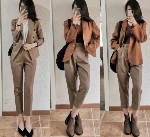 40歲女人秋季“褲裝”搭配，從牛仔褲到西褲，解決你的穿衣難題