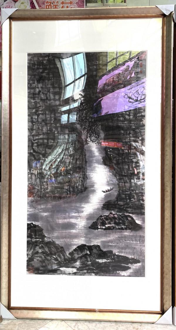 國畫大家朱祖國和國畫大家陳家泠二人山水畫作品氣勢恢弘童趣盎然 國畫大家朱祖國和國畫大家陳家泠二人山水畫作品氣勢恢弘童趣盎然