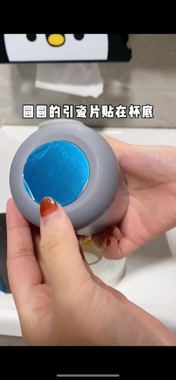 很實用的diy磁吸牙刷杯