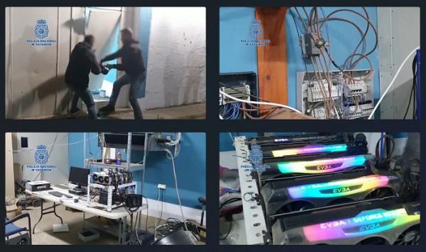 西班牙警方突擊搜查加密貨幣礦場 起初因高能耗被懷疑種植大麻