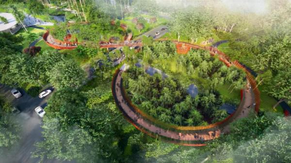 印尼Tebet生態花園丨改善公園景觀，最佳化城市環境